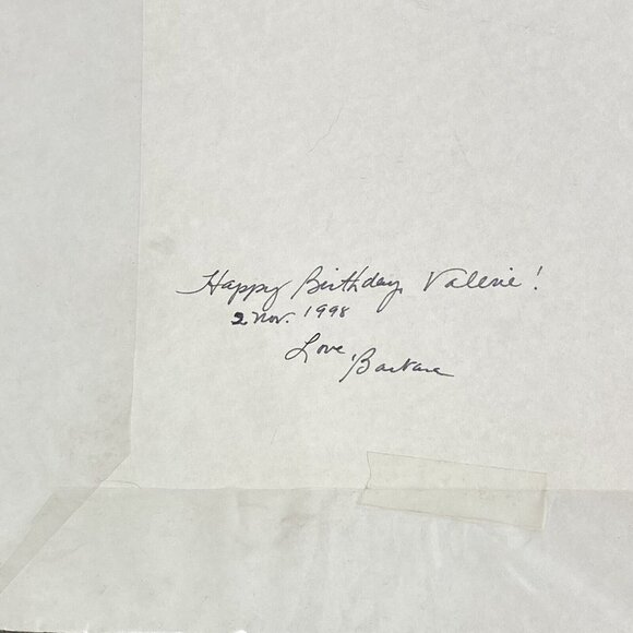 Original Watercolor Painting Fritillaria Botanical Flower Signed B Westbrook 90s - Picture 9 of 11